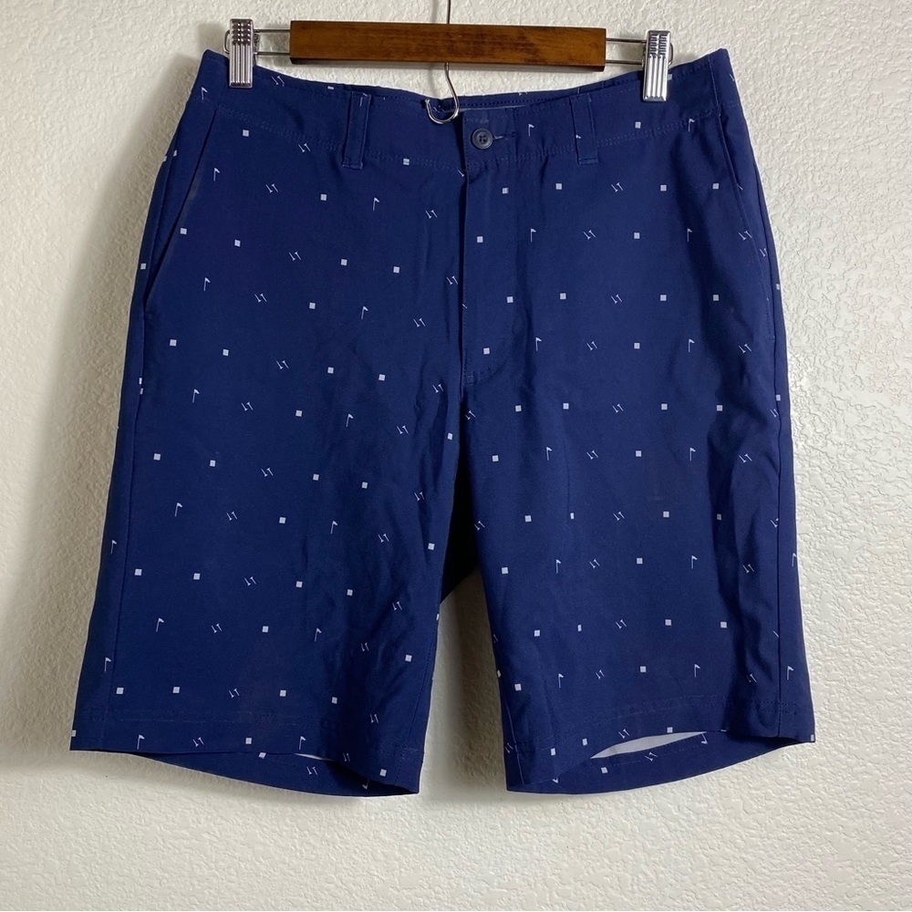 Grand Slam Men's Performance Lightweight Golf Shorts Blue Size:32